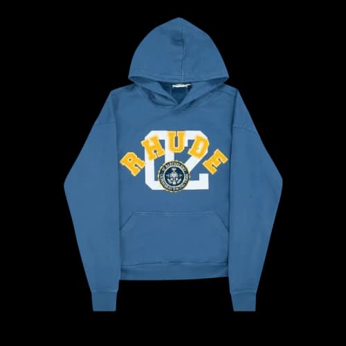 Rhude Chenille Catamaran Hoodie 'Marine'