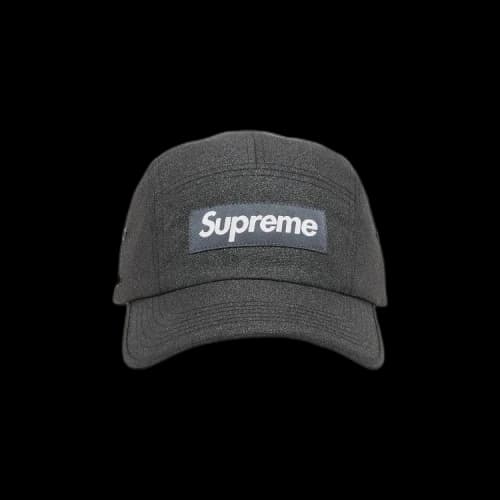 Supreme Glitter Cordura Camp Cap 'Black'