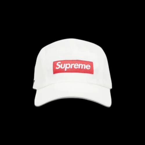 Supreme Glitter Cordura Camp Cap 'White'