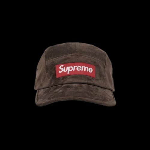 Supreme Suede Camp Cap 'Brown'
