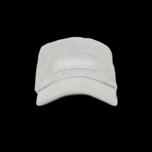 Supreme Suede Camp Cap 'White'