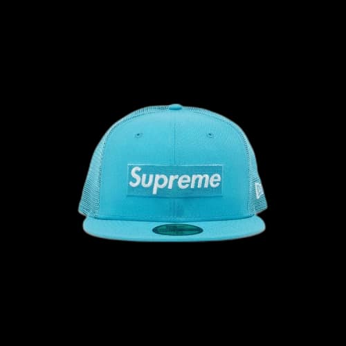 Supreme x New Era Box Logo Mesh Back 'Blue'