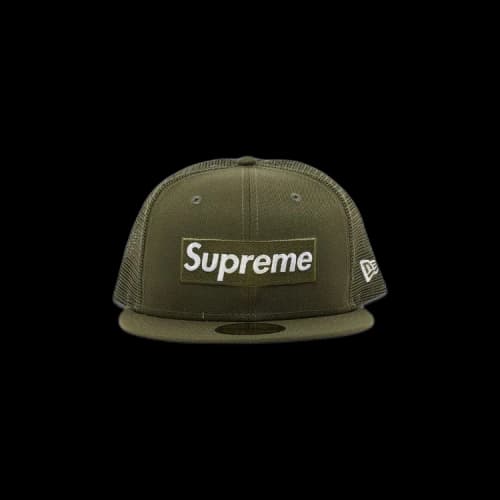 Supreme x New Era Box Logo Mesh Back 'Olive'
