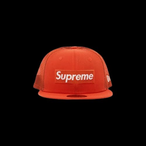 Supreme x New Era Box Logo Mesh Back 'Orange'