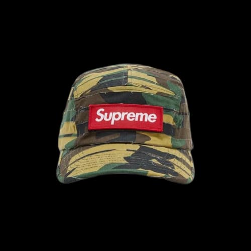 Supreme Layered Camo Camp Cap 'Green'