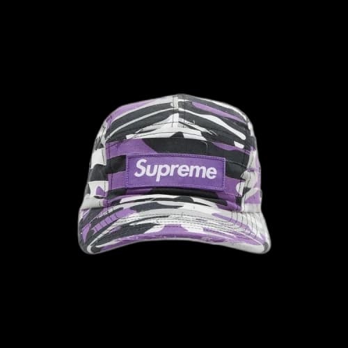 Supreme Layered Camo Camp Cap 'Purple'
