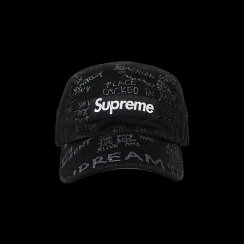 Supreme Gonz Poems Camp Cap 'Black'