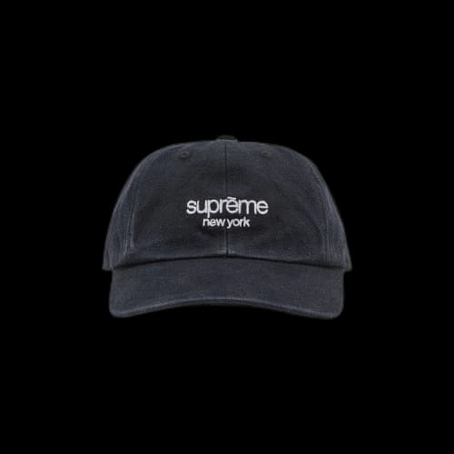 Supreme Classic Logo 6-Panel 'Black'