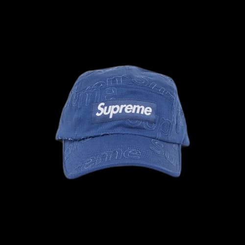 Supreme Lasered Twill Camp Cap 'Navy'