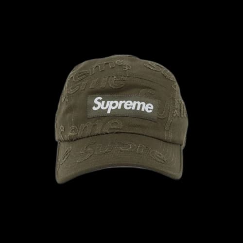 Supreme Lasered Twill Camp Cap 'Olive'