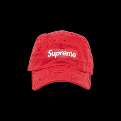 Supreme Lasered Twill Camp Cap 'Red'