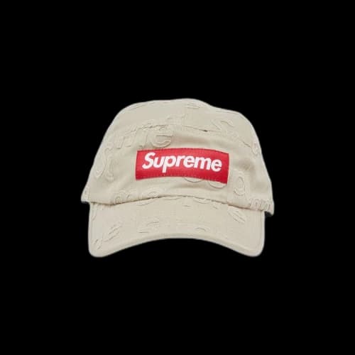 Supreme Lasered Twill Camp Cap 'Tan'