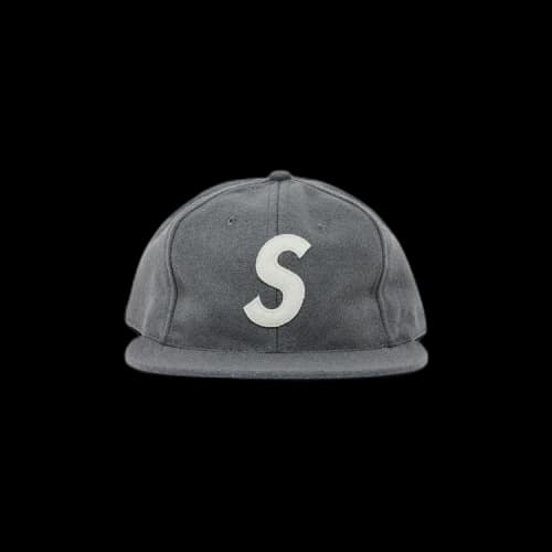 Supreme x Ebbets S Logo Fitted 6-Panel 'Grey'