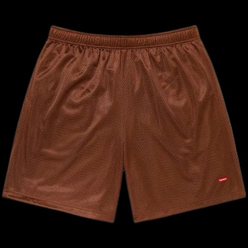 Supreme Small Box Baggy Mesh Short 'Brown'