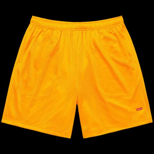 Supreme Small Box Baggy Mesh Short 'Gold'