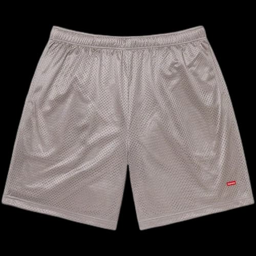 Supreme Small Box Baggy Mesh Short 'Grey'