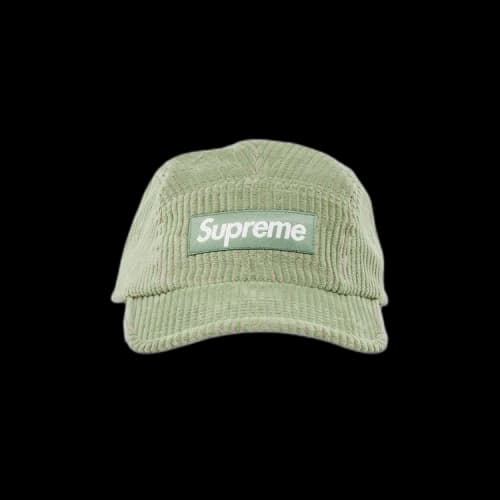 Supreme 2-Tone Corduroy Camp Cap 'Green'