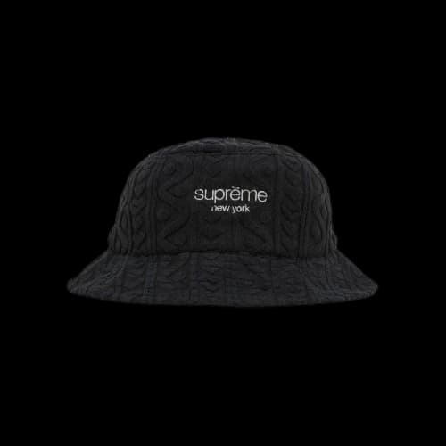 Supreme Terry Pattern Crusher 'Black'