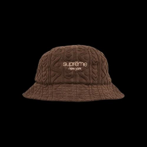 Supreme Terry Pattern Crusher 'Brown'