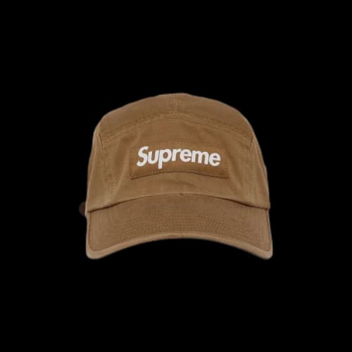 Supreme Washed Chino Twill Camp Cap 'Brown'