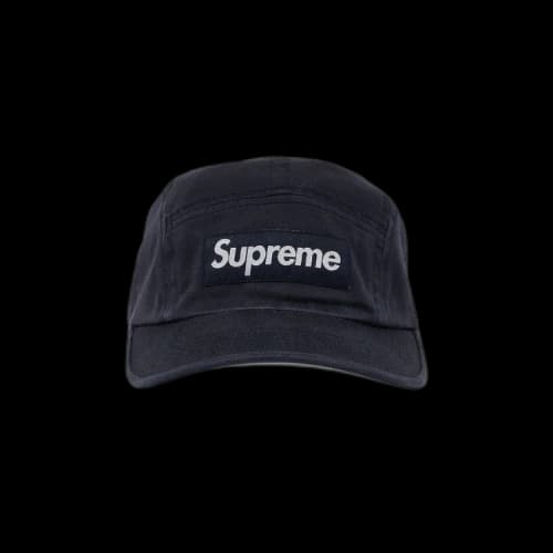 Supreme Washed Chino Twill Camp Cap 'Navy'