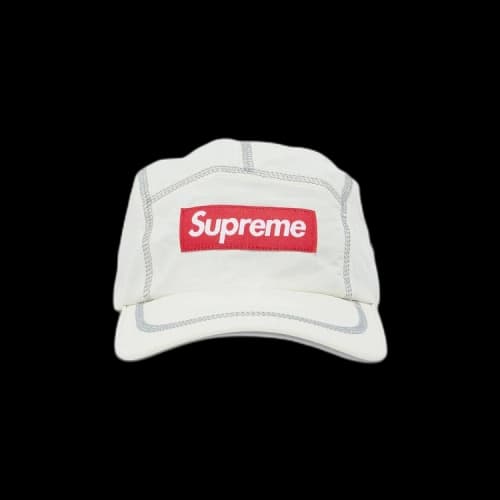 Supreme Reflective Stitch Camp Cap 'Natural'