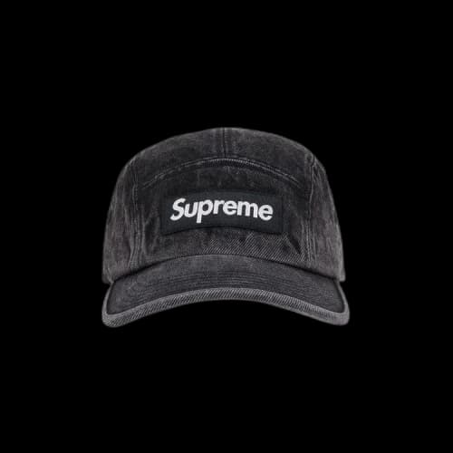 Supreme Denim Camp Cap 'Black'