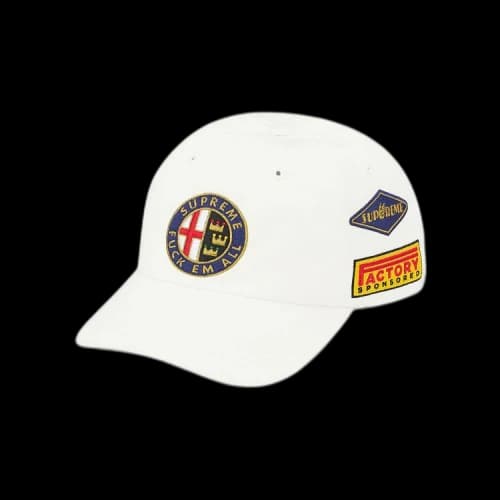 Supreme Racing 6-Panel 'White'