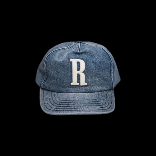 Rhude Logo Denim Hat 'Dark Indigo'