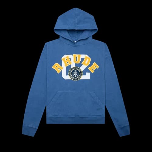 Rhude Chenille Catamaran Hoodie 'Marine'