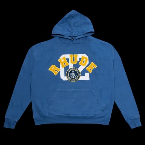 Rhude Chenille Catamaran Hoodie 'Marine'