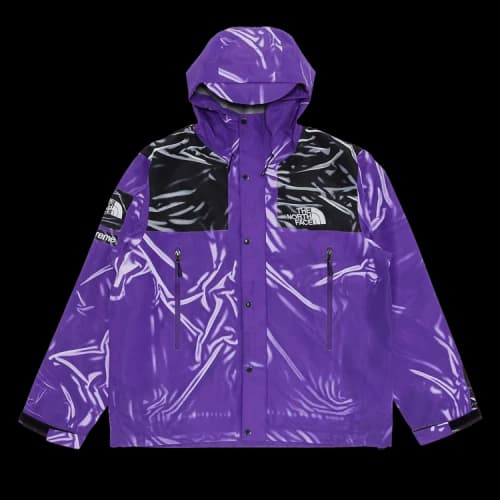 Supreme x The North Face Printed Taped Seam Shell Jacket 'Purple'