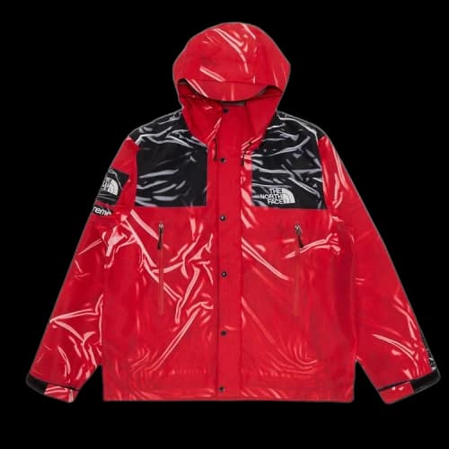 Supreme x The North Face Printed Taped Seam Shell Jacket 'Red'