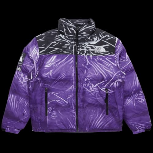 Supreme x The North Face Printed Nuptse Jacket 'Purple'