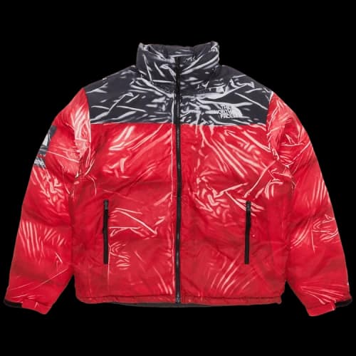 Supreme x The North Face Printed Nuptse Jacket 'Red'