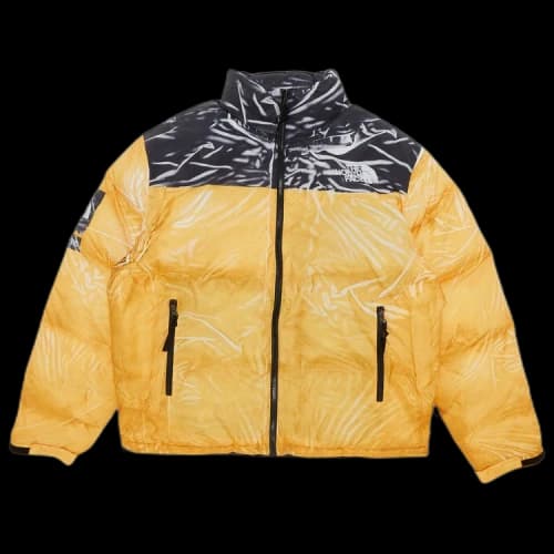 Supreme x The North Face Printed Nuptse Jacket 'Yellow'