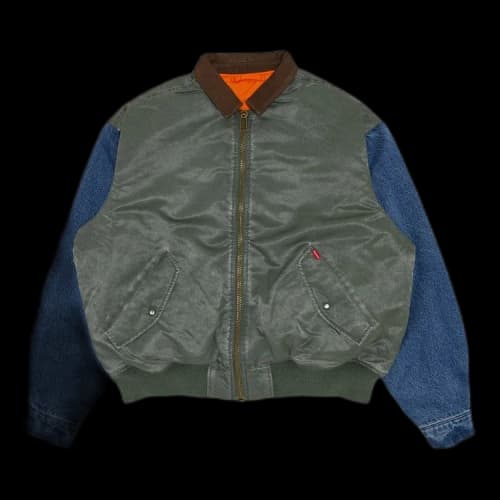Supreme Denim Sleeve MA-1 'Olive'