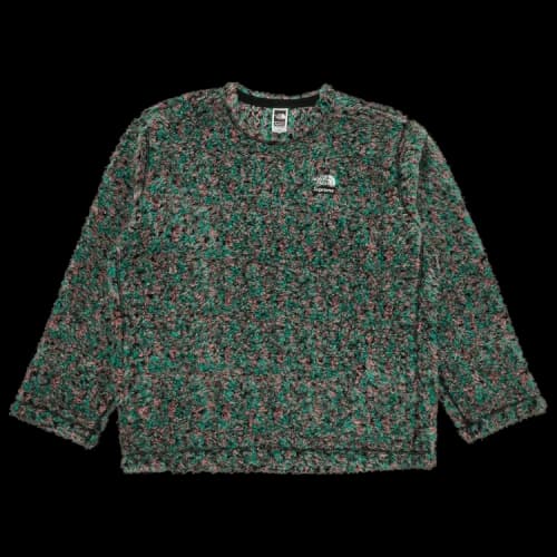 Supreme x The North Face High Pile Fleece Long-Sleeve Top 'Multicolor'