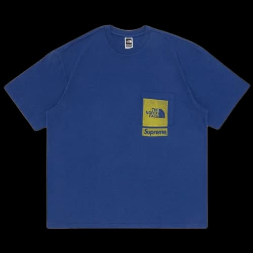 Supreme x The North Face Printed Pocket Tee 'Navy'