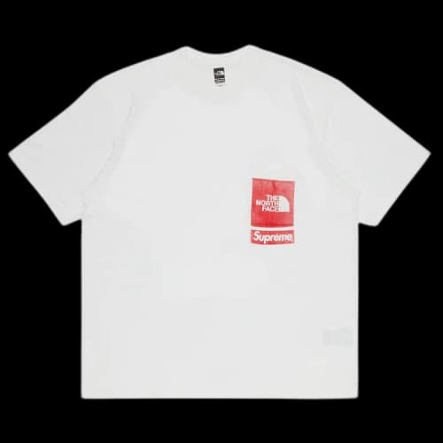 Supreme x The North Face Printed Pocket Tee 'White'