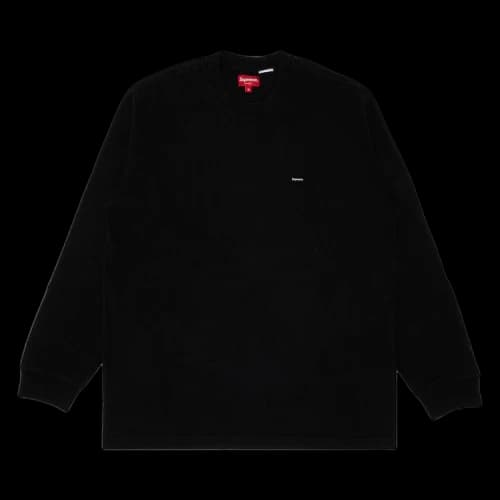 Supreme Small Box Long-Sleeve Tee 'Black'