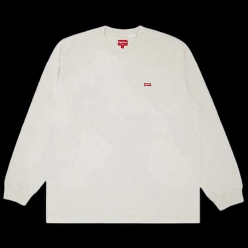 Supreme Small Box Long-Sleeve Tee 'Oatmeal'
