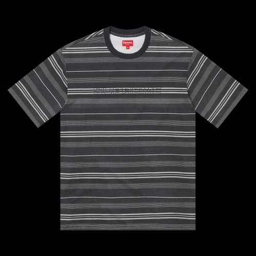 Supreme Dash Stripe Short-Sleeve Top 'Black'