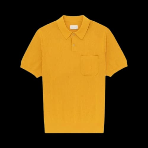 Aimé Leon Dore Short-Sleeve Knit Polo 'Daffodil'