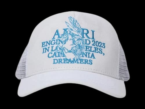 AMIRI Pegasus Trucker Hat White