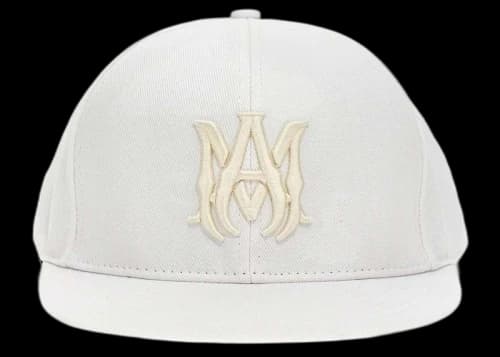 AMIRI MA Fitted Cap White