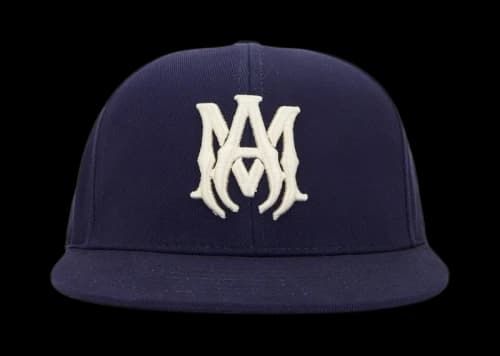 AMIRI MA Fitted Cap Blue