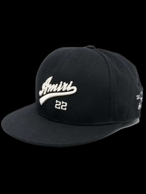 AMIRI Embroidered Logo Cap Black/White
