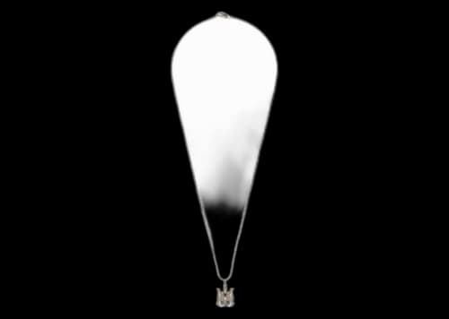 AMIRI MA Necklace Silver
