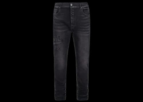 AMIRI Varsity Skinny Fit Jeans Black